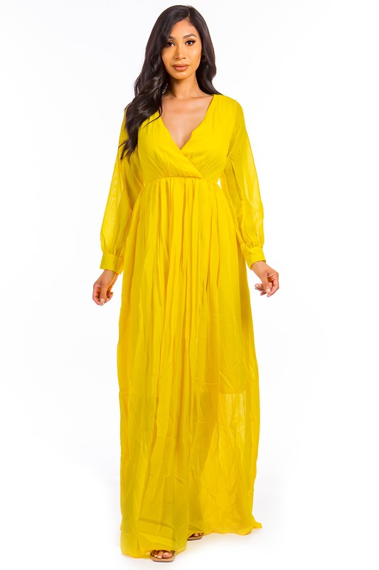 MAXI DRESS Yellow