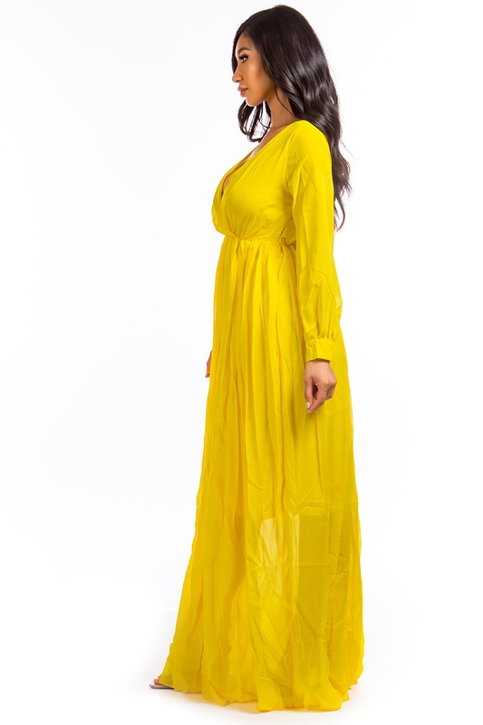 MAXI DRESS Yellow