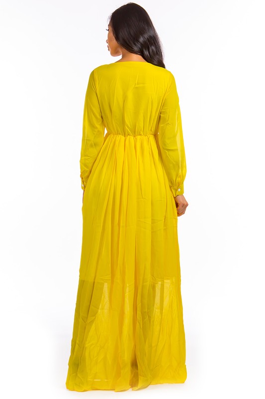 MAXI DRESS Yellow