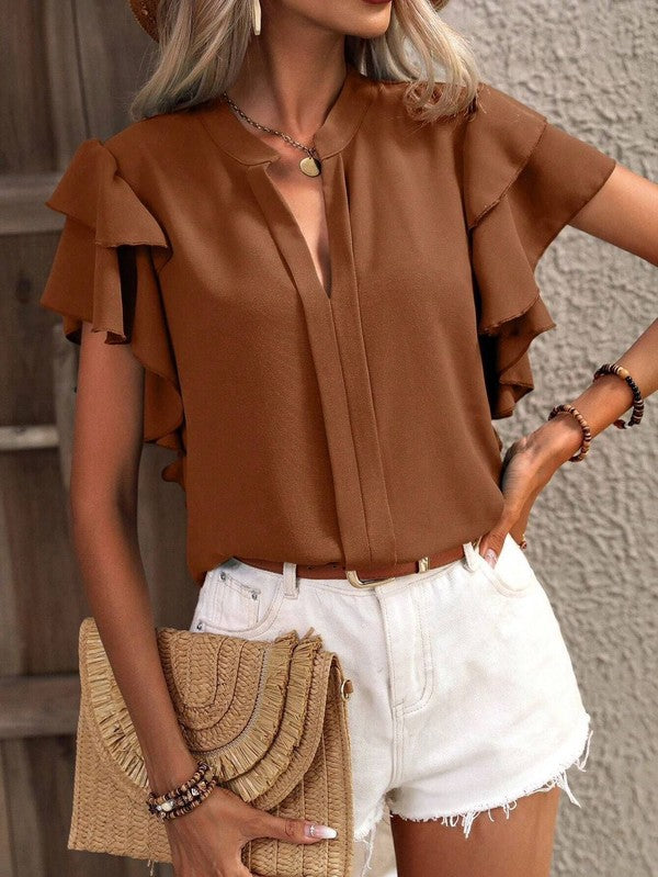 Ruffle blouse